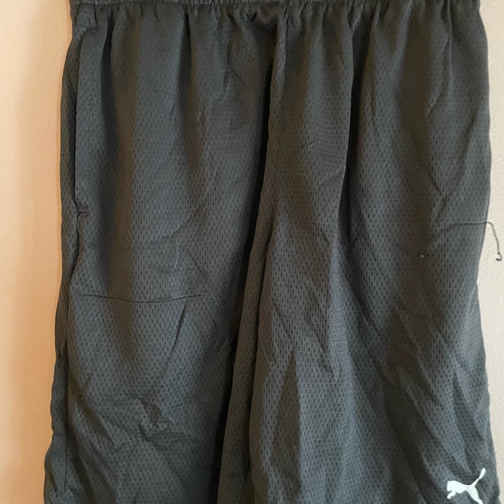 Puma Charcoal Gray Athletic Shorts